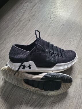 Under Armour Men's Black Knit Trainer Sneakers